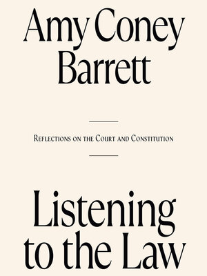 cover image of Listening to the Law